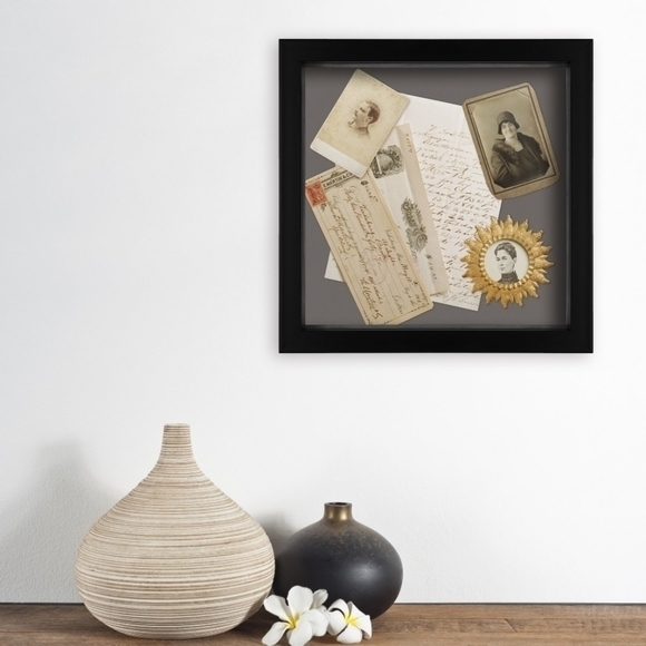 Mainstays "8 × 8" Memorabilia Black Shadow Box Frame - Picture 4 of 6